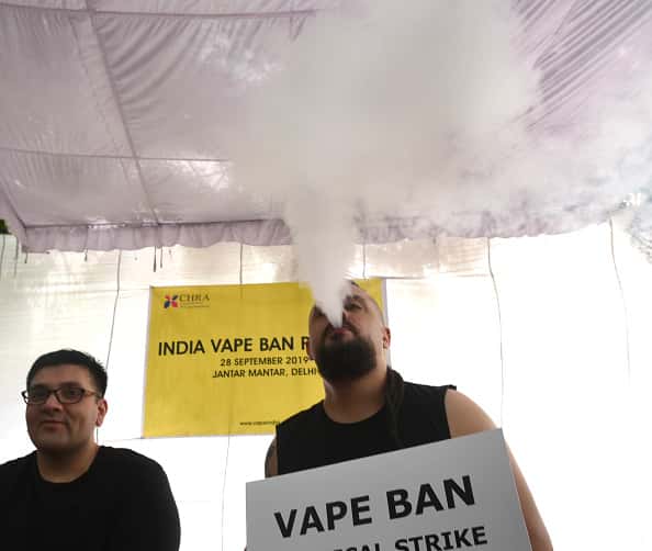 Vaping protest