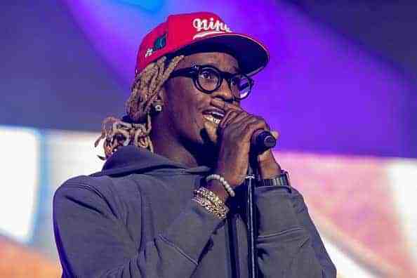 Young Thug performs during the Astroworld Festival at NRG Stadium on November 9