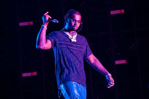 Pop Smoke performs at Olympia London on November 29