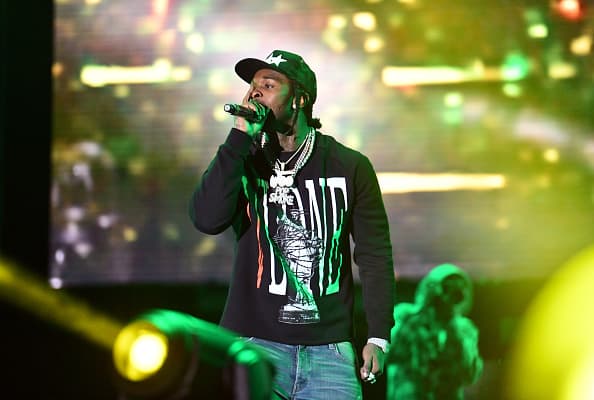 Rapper Pop Smoke performs onstage during day 2 of the Rolling Loud Festival at Banc of California Stadium on December 15