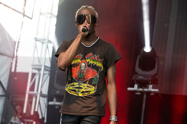 Playboi Carti performs on stage at Falls Festival on January 5