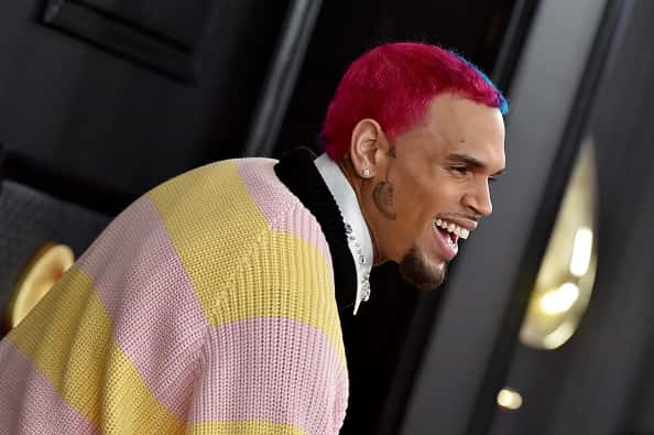 Chris Brown attends the 62nd Annual GRAMMY Awards at Staples Center on January 26