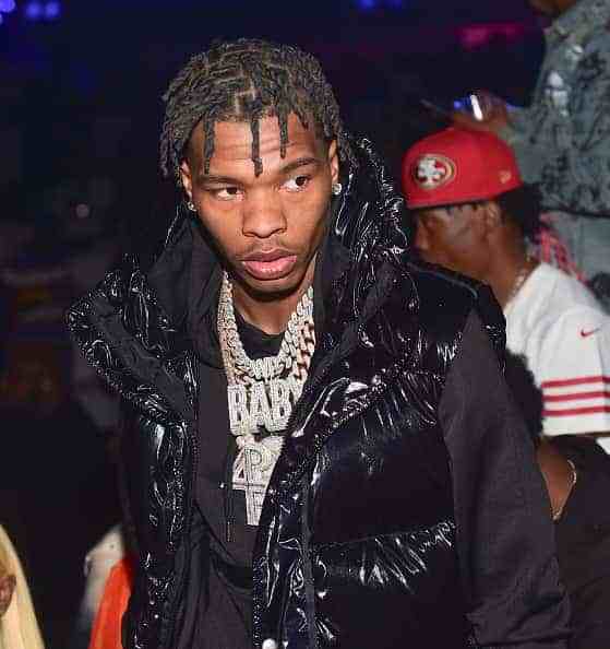 Rapper Lil Baby attends The Big Game Weekend at The Dome Miami on February 2