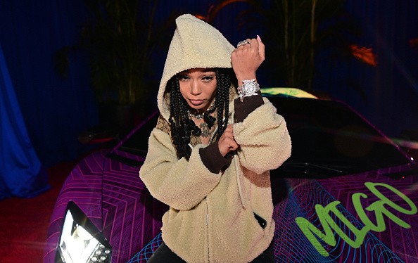 Coi Leray attends Quavo's Birthday Party at a private location on April 2