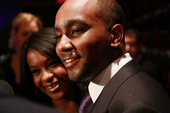 Nick Gordon and Bobbi Kristina Brown attends "The Houstons: On Our Own" series premiere party at the Tribeca Grand Hotel