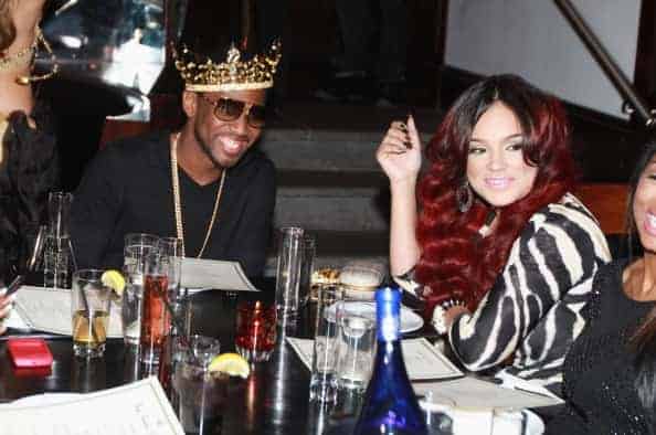 Fabolous and Emily B. attend Fabolous' Private Birthday Dinner at RSVP on November 18