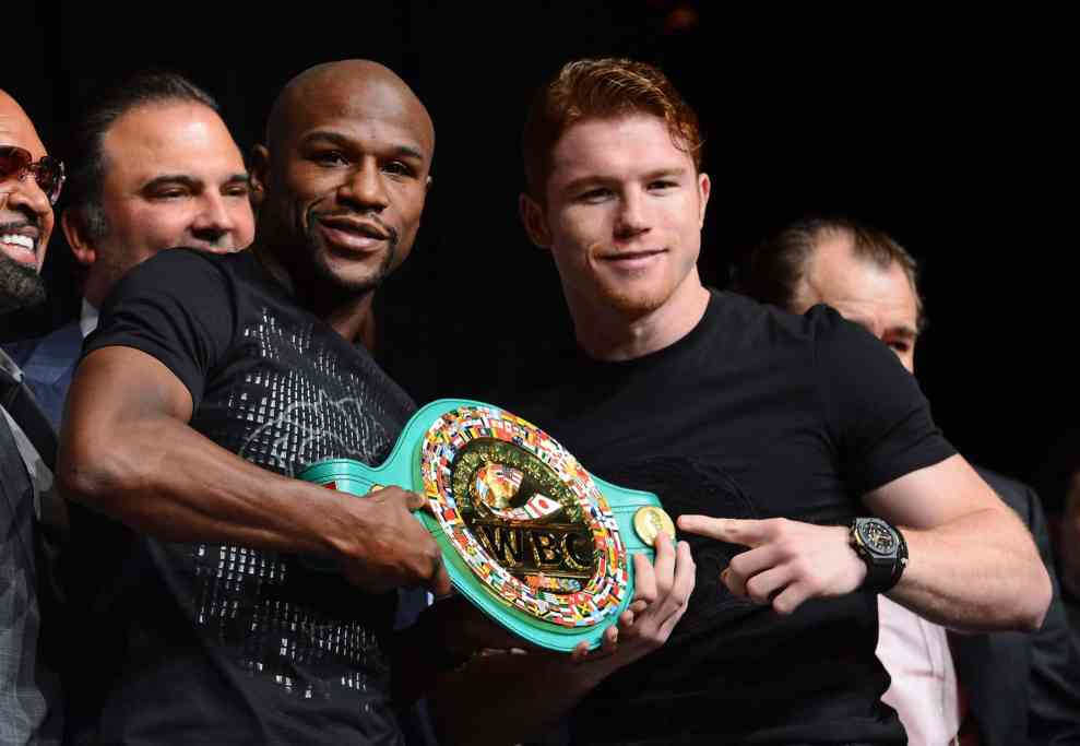 Mayweather x Canelo