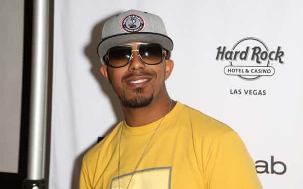 Actor/recording artist Marques Houston arrives at the Hard Rock Hotel & Casino during the resort's Rehab pool party on September 14