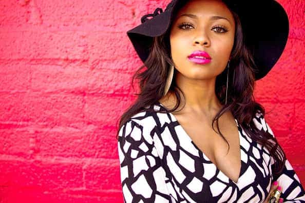 Actress Singer Teairra Mari poses for a Baller Status Editorial shoot at Los Angeles.