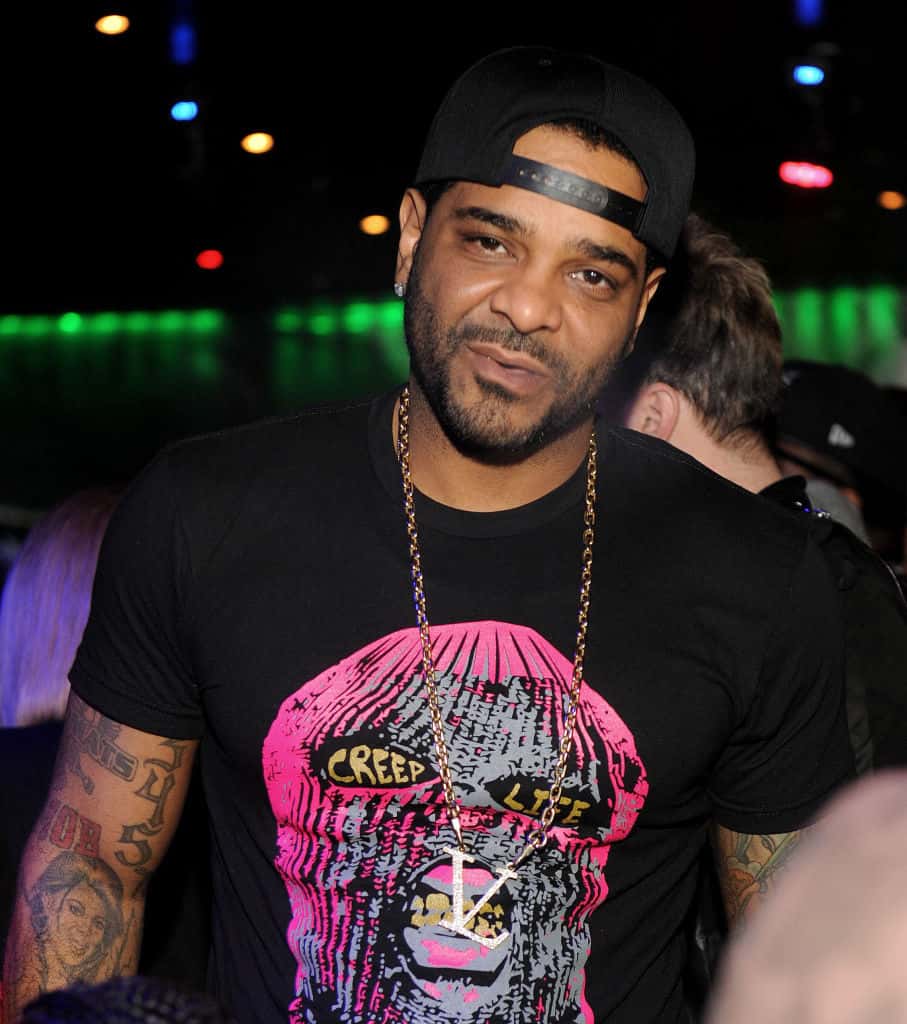 Jim Jones Wearing black shirt