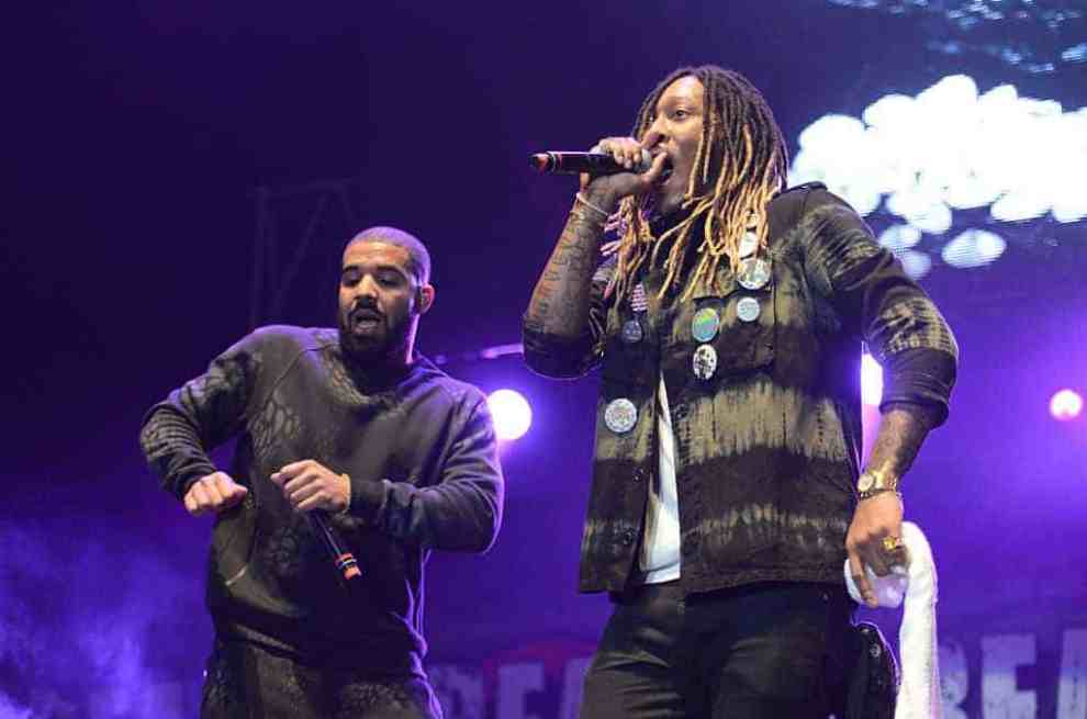 Drake and Future on stage