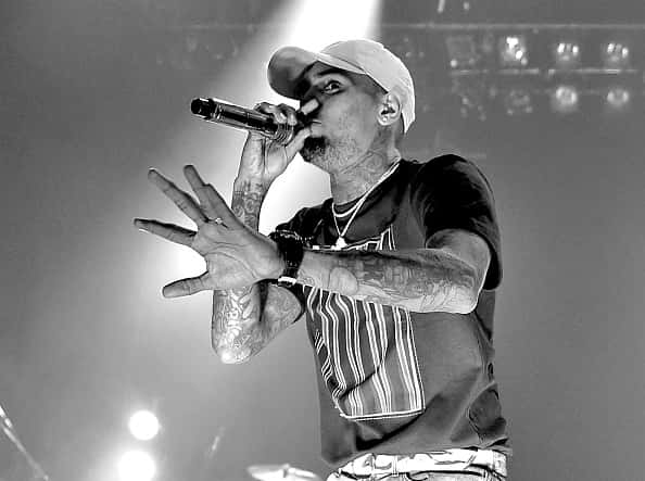 Chris Brown on stage
