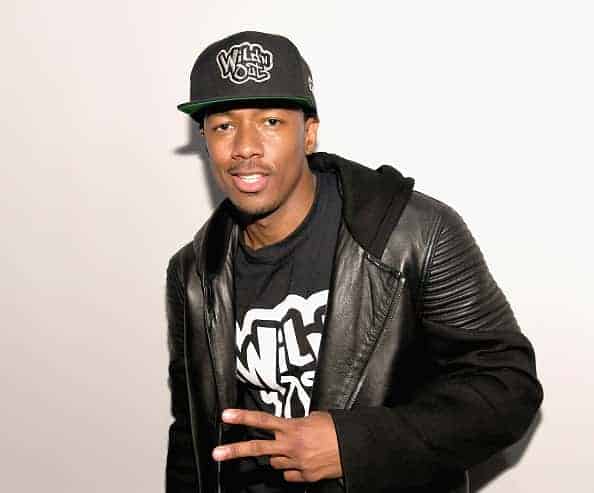 TV personality Nick Cannon poses during MTV Wild N Out live show during the 2016 BET Experience on June 25