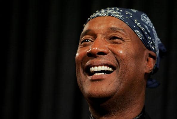 NEW YORK - JANUARY 30: Comedian Paul Mooney takes part in a discussion panel after the world premiere screening of "That's What I'm Talking About" at The Museum of Television & Radio January 30