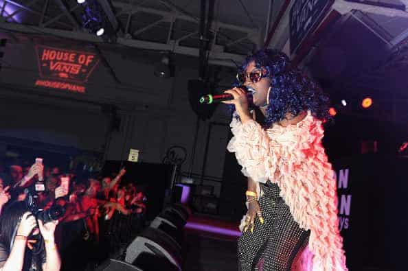 Rapper CupCakke on stage