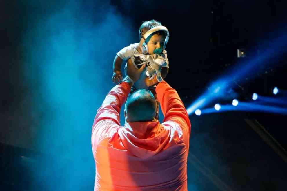 DJ Khaled performs with son Asahd at Hot 97 Summer Jam 2017