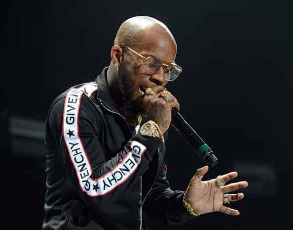 Tory Lanez performing in Gfivency jacket
