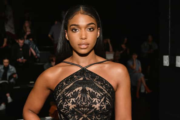 Lori Harvey attends the Tadashi Shoji fashion show during New York Fashion Week: The Shows at Gallery 1