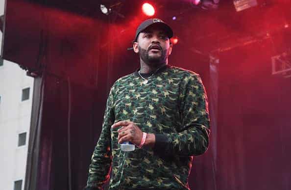 Joyner Lucas on stage.