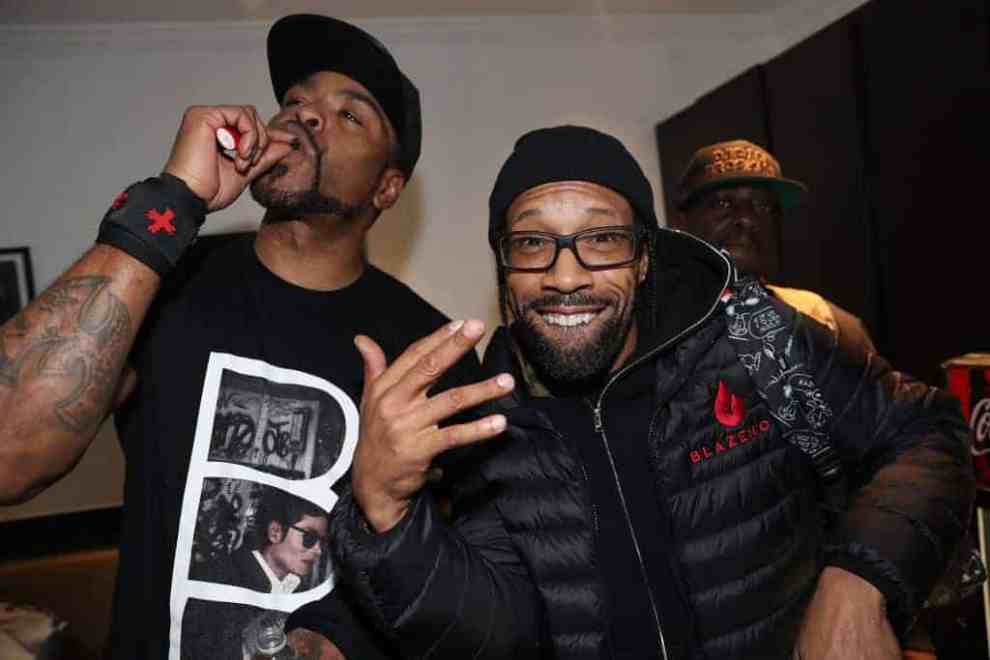 Method Man x Redman backstage at their Concert at B.B. King Blues Club & Grill on November 22