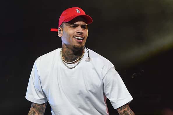 Chris Brown on stage