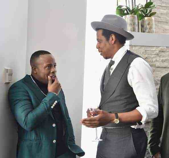 Yo Gotti and Jay-Z attend Roc Nation THE BRUNCH at One World Observatory on January 27