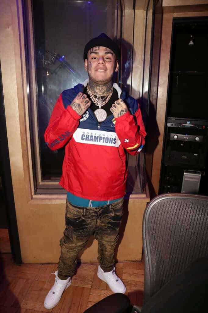 Tekashi 6ix9ine attends Studio Session With Pasha PG February 2018