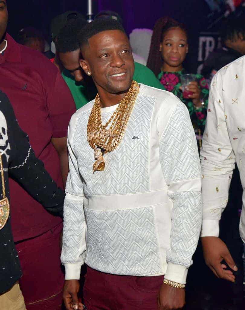 Lil boosie in a crowd in a club