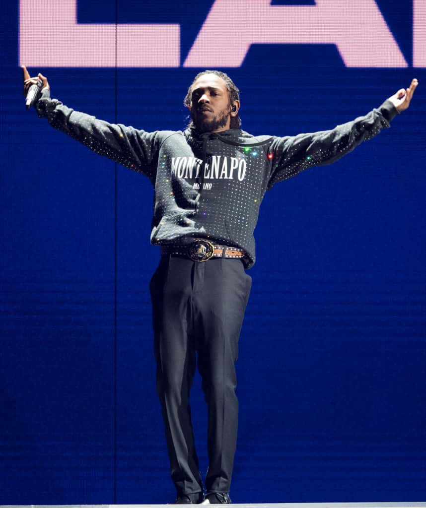 Kendrick Lamar performs