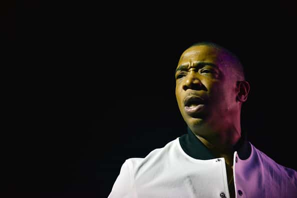 Ja Rule performing on stage