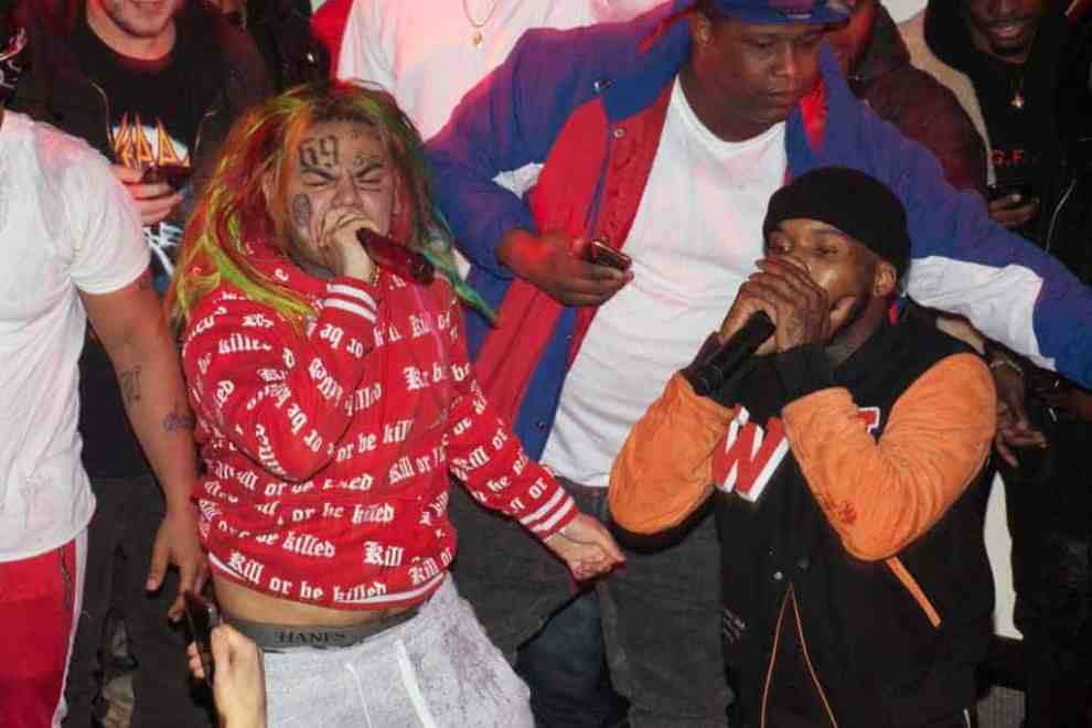 Tekashi 6ix9ine performing