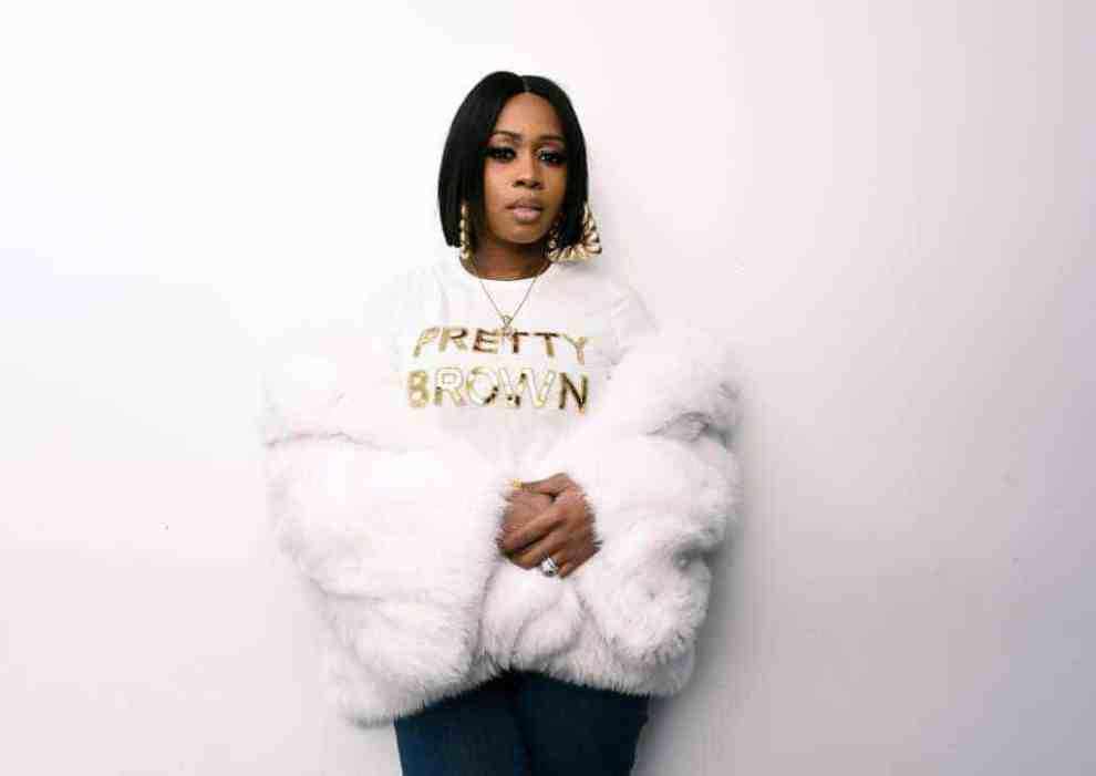 Remy Ma poses at SiriusXM Studios on March 9