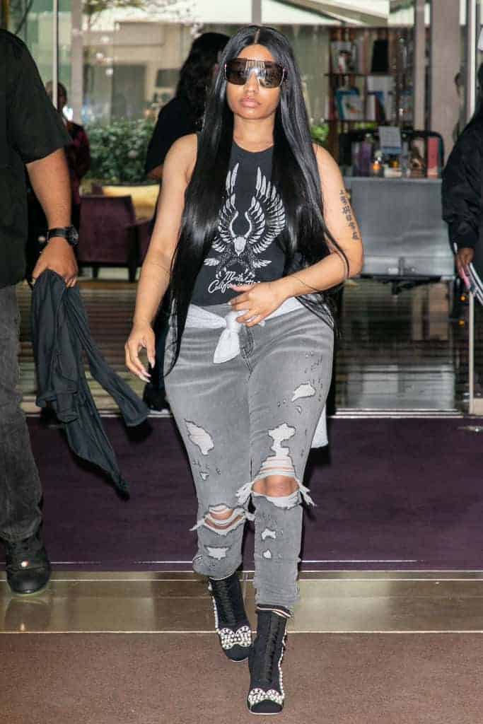 Nicki Minaj seen on April 4