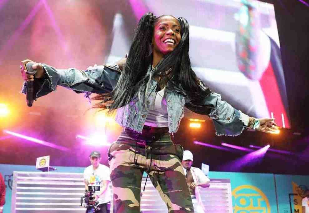 Hood Celebrityy on Stage smiling