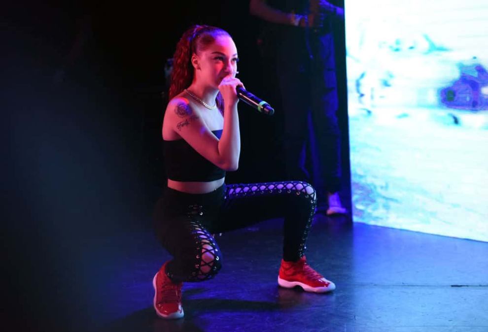 Danielle Bergoli aka Bhad Bhabie performing on stage