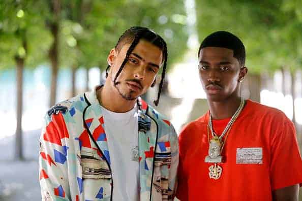 Brothers Quincy Brown and Christian Casey Combs attend the Louis Vuitton Menswear Spring/Summer 2019 show as part of Paris Fashi
