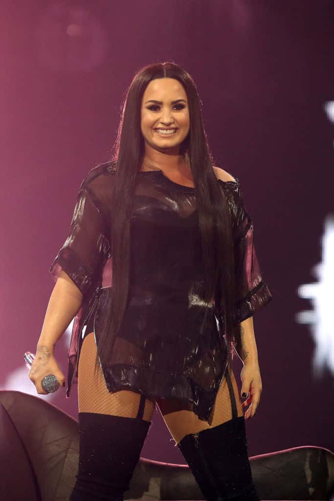 Demi Lovato performing