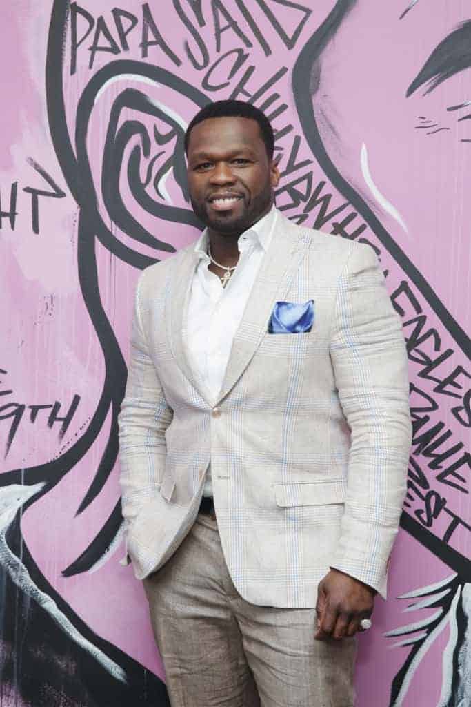 50 Cent attends the performance "HerO: A Work in Progress" with Omari Hardwick