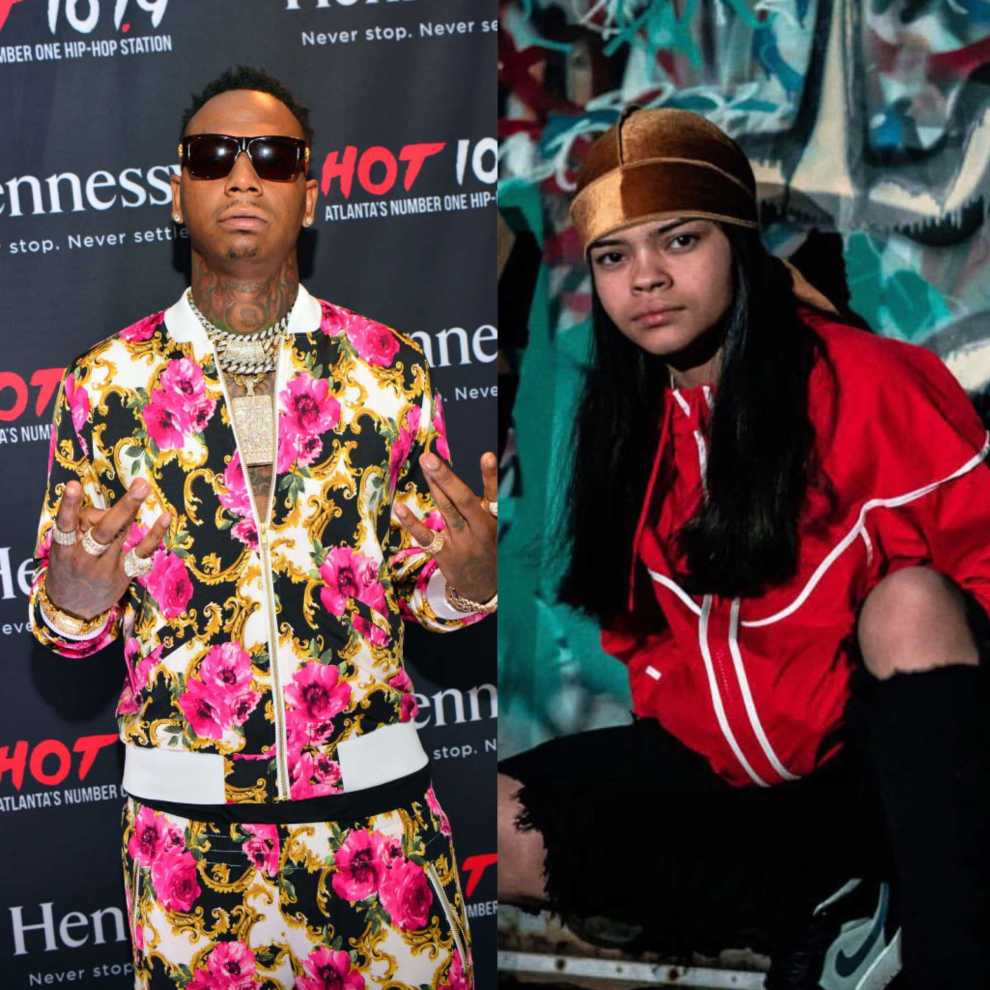 Moneybagg Yo attends Birthday Bash 2018 at Cellairis Amphitheatre  (left) (right) 16 yo rapper