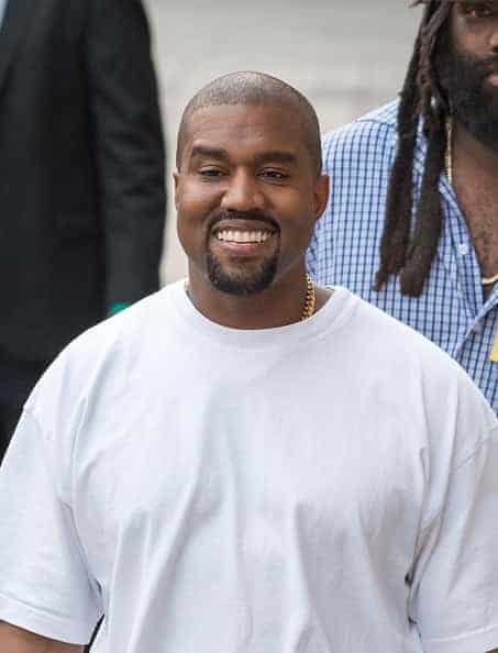 Kanye West Smiling
