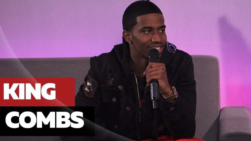 King Combs in Hot 97 Studio