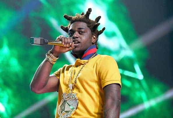 Kodak Black on stage performing