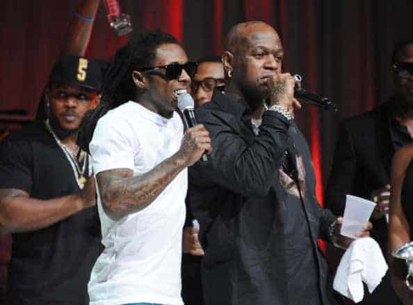 Birdman and Lil Wayne at the 2013 BMI's