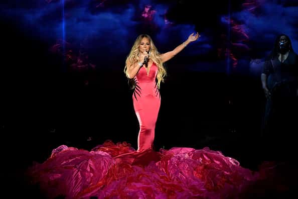 Mariah Carey on stage