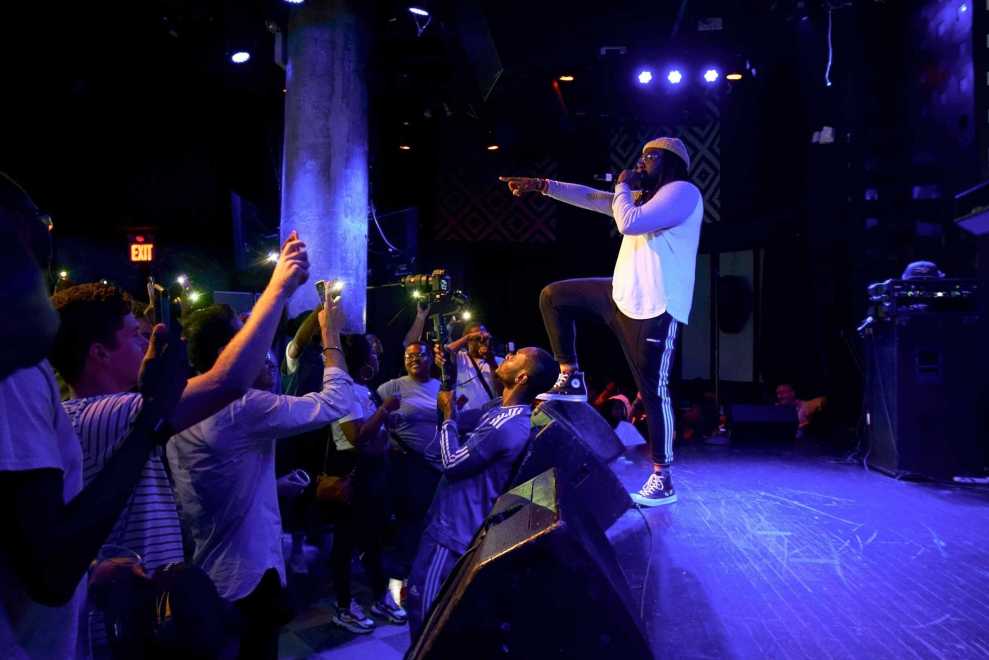 Who's Next artist performing on stage