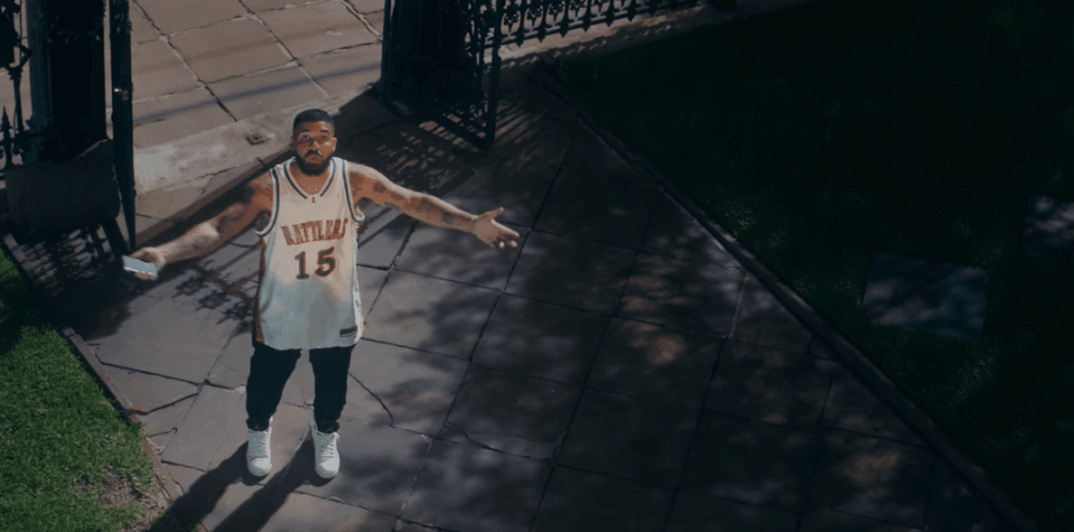 Image of Drake form Music video "In My Feelings"