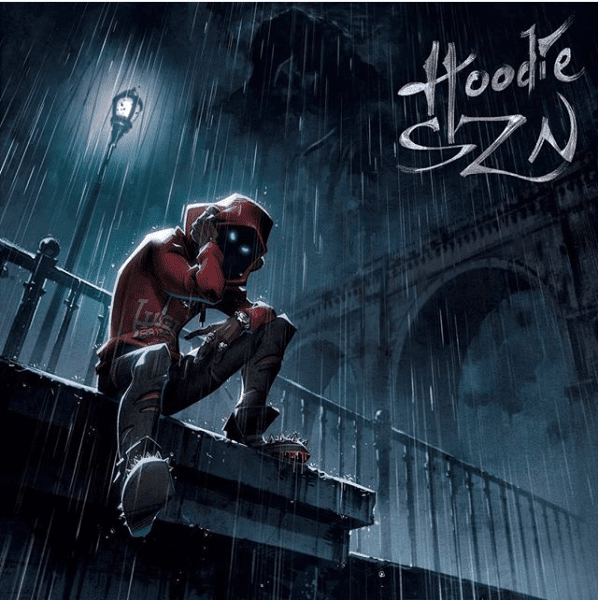 A dark comic cartoon A Boogie WIt Da Hoodie Hoodie Szn cover art