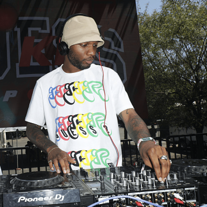 Cozy Boys spin onstage during GUESS SPORT Field Day Experience hosted by GUESS JEANS U.S.A. on August 25