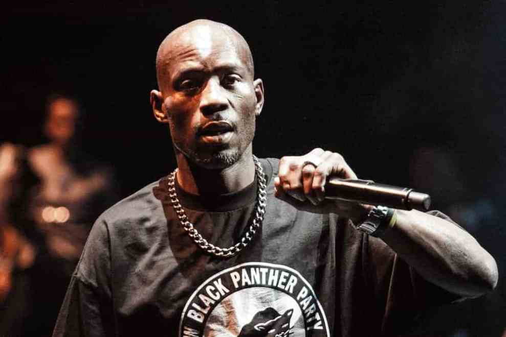 DMX wearing black