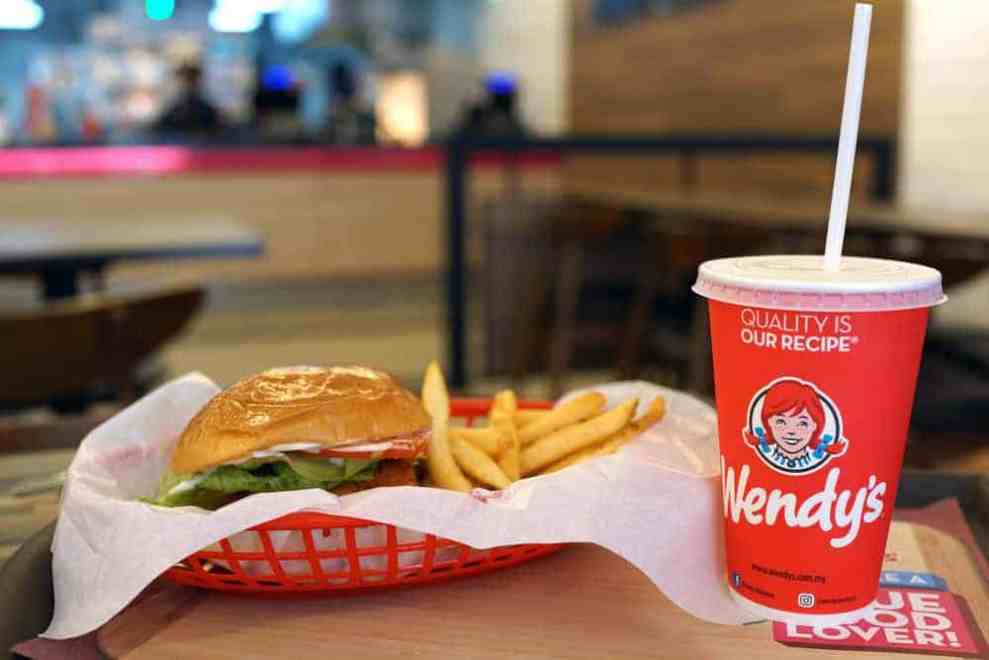 Wendy's burger